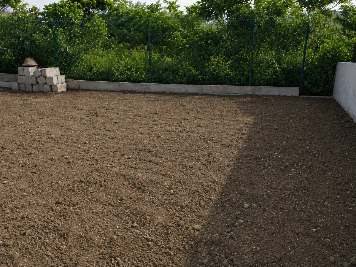 Worn surface before Stonemaxx works