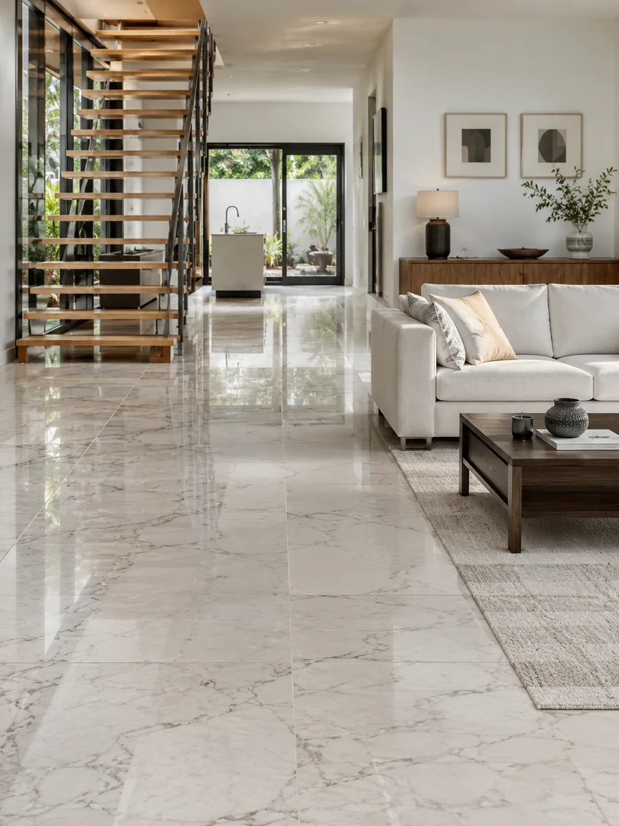 Marble flooring project